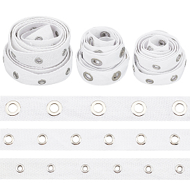 6 ярды 3 стили хлопковые ленты с узором «елочка» наборы, саржевая лента с латунным ушком, для аксессуаров одежды