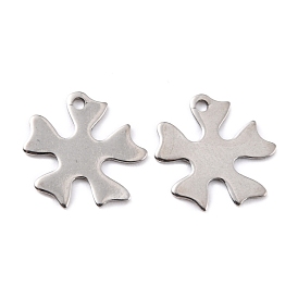 201 Stainless Steel Pendants, Flower