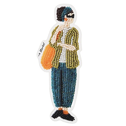 Наборы для изготовления броши для девочек из бисера Миюки, одакаке брошь