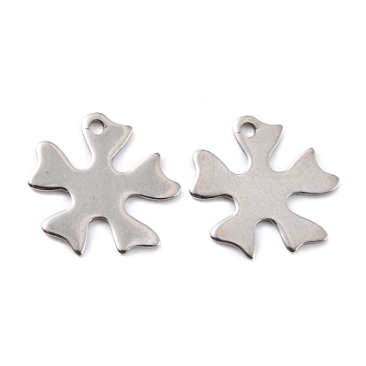 201 Stainless Steel Pendants, Flower