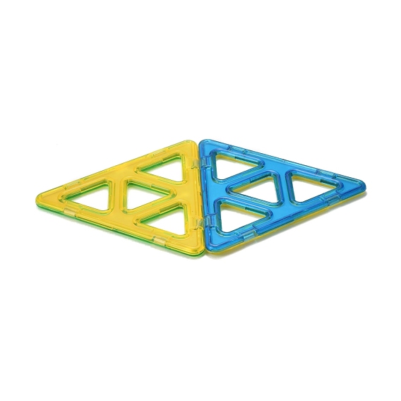 DIY пластиковые магнитные строительные блоки, 3 d строительные блоки строительные игровые доски, для детей строительные игрушки подарочные аксессуары, треугольные
