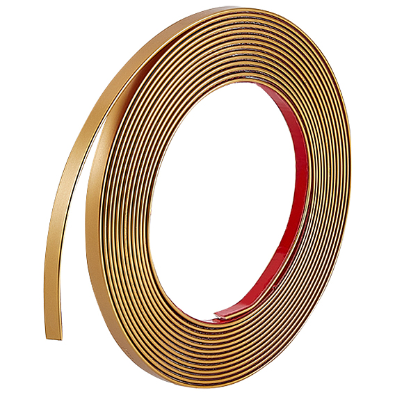 PVC Plastic Edge Banding, Adhesive Veneer Edge Trim for DIY Table, Cabinet, Furniture, Decorative Trim