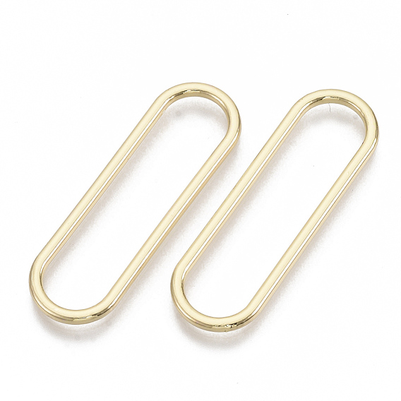 Alloy Linking Rings, Long Oval