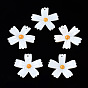 Natural Freshwater Shell Pendants, with Enamel, Flower