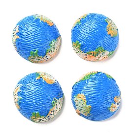 Resin Cabochons, for DIY Mobile Phone Case Decoration, Earth