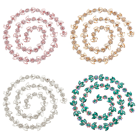 1.8m 4 цвета железные стразы стразы цепи, Цепочки со стразами в форме чашки , аксессуары для костюма, лошадиный глаз 