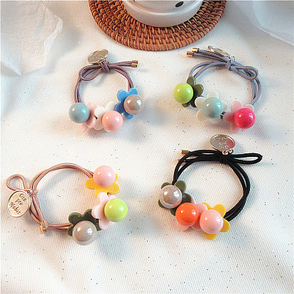 Cute Girl's Colorful Flower Hairband - Lovely, Fairy, Forest Style Hair Tie.