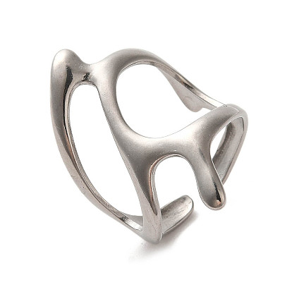 304 Stainless Steel Open Cuff Ring