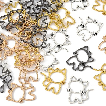 40 шт 4 цвета подвески из сплава, кошка прелести