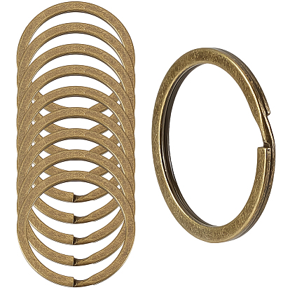 50шт. железные двойные соединительные кольца, круглые