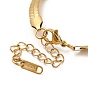 Ion Plating(IP) 304 Stainless Steel Herringbone Chain Bracelet for Men Women
