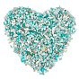 Natural Amazonite Chip Beads, No Hole/Undrilled