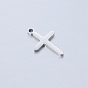 201 Stainless Steel Pendants, Cross