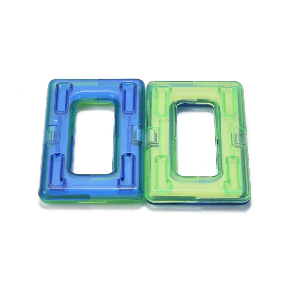 DIY пластиковые магнитные строительные блоки, 3 d строительные блоки строительные игровые доски, для детей строительные игрушки подарочные аксессуары, прямоугольные