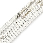 Electroplated Synthetic Non-Magnetic Hematite Beads Strands, Triangle