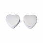 201 Stainless Steel Beads, Heart