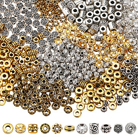 550 шт. 11 стили: сплав, латунь, стразы, тибетское серебро, бусины-разделители, разнообразные