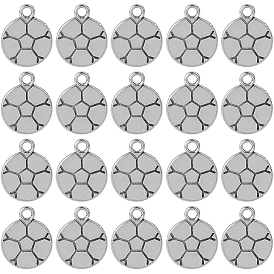 100 шт. Подвески из сплава в тибетском стиле, футбол / футбольный мяч, без кадмия и без свинца