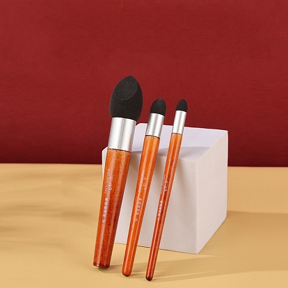 3Pcs Plastic & Sponge Pen, Washable Sketch Rubbing Sponge Brush, Reusable Sketch Drawing Art Blenders Tools for Artist
