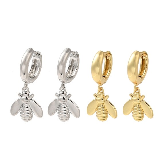 Латунные серьги обруча, без кадмия и без свинца, долговечный, насекомые