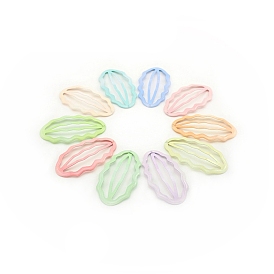 Заколки для волос из цинкового сплава, овальные