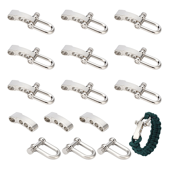 12 Sets Alloy Shackle Clasps