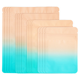 100 шт. 4 стили пакеты с застежкой-молнией для животных, прямоугольные, градиент цвета