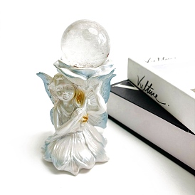 Resin Crystal Sphere Display Stands, Fairy Crystal Ball Holders