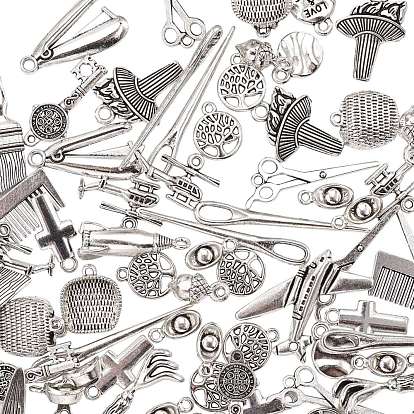 Tibetan Style Alloy Pendants, Mixed Shapes, Life Tools