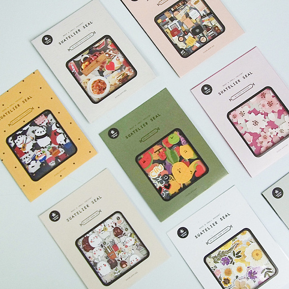 Cute Decorations Stickers, for DIY Albums Diary, Laptop Decoration Cartoon Scrapbooking