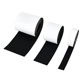 PandaHall Elite 3 Rolls 3 Style Self Adhesive Felt Tape, Furniture Felt Strips, Flat