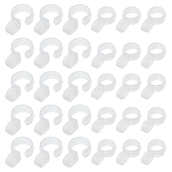 60шт. 2 виды пластиковых крючков, ветрозащитный крючок