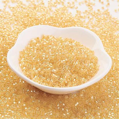 Японский бисер toho, 11/0, два среза шестиугольника, прозрачные цвета lustered