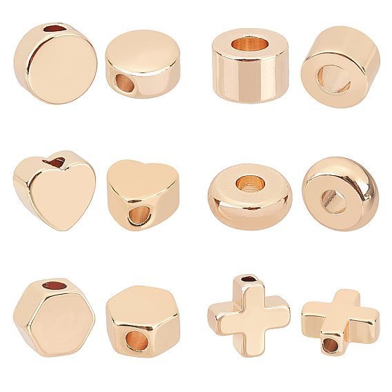 Латунные бусины, разнообразные