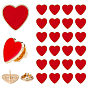 26Pcs Heart Alloy Enamel Lapel Pin Backs for Backpack Clothes