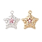 Латунь с кубическим цирконием подвеской, звезды прелести, красочный