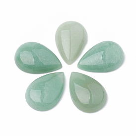 Cabochons naturales aventurina verde, gota