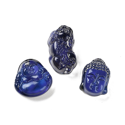 Стеклянные подвески, меняющие цвет чары настроения, пиксиу/смеющийся будда