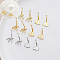 Brass Head Pins, for Ghost Witch Baroque Pearl Making, Chicken Feet/Duck Webs Shape
