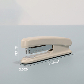 Plastic Office Stapler, Spring Powered Desktop Stapler