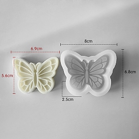 3d бабочка DIY силиконовые формы для свечей, формы для ароматерапевтических свечей, формы для изготовления ароматических свечей
