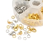 DIY Jewelry Making Finding Kit, Including Iron Open Jump Rings & Bead Tips, Zinc Alloy Lobster Claw Clasps