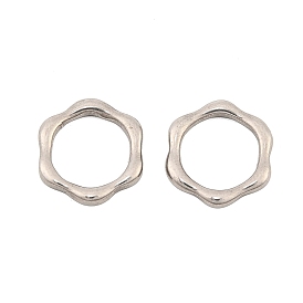 304 нержавеющей стали связывающий кольца, цветок, не тускнеет