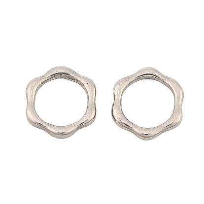 304 нержавеющей стали связывающий кольца, цветок, не тускнеет