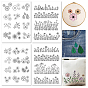 Non-Woven Water Soluble Embroidery Patterns, Wash Away Embroidery Stabilizer, Stick and Stitch Embroidery Paper
