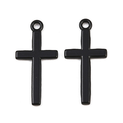 Подвески из сплава краски для выпечки, крест прелести