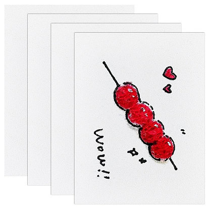 4 шт. древесная масса, хлопок, самодельный, губка, впитывающая воду, прямоугольные