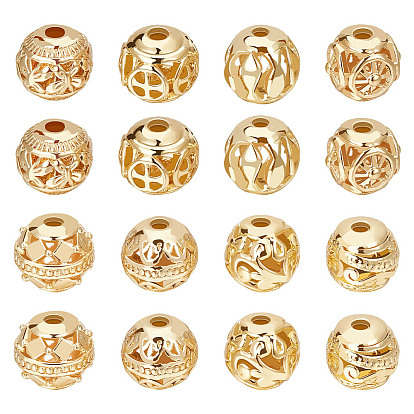 32 шт 8 стиль полые шарики из сплава, круглые