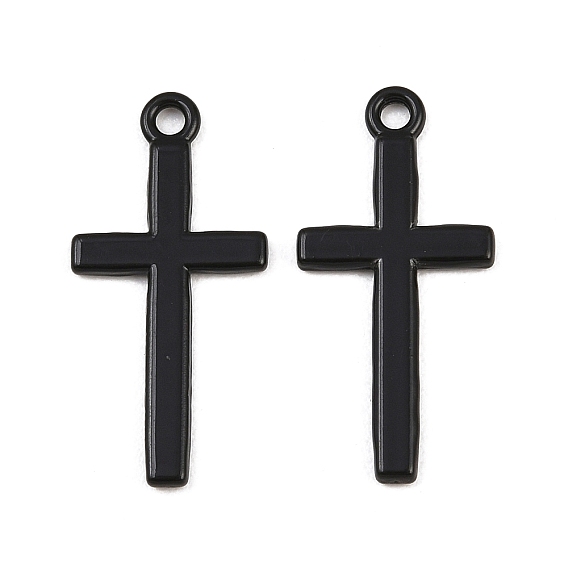 Подвески из сплава краски для выпечки, крест прелести