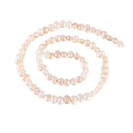 2 нити 2 стили натуральные пресноводные жемчужные бусины, жемчужные бусы в стиле барокко кеши, двух сторон полированной